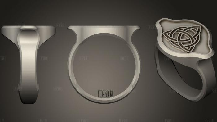 Celtic Styled Ring stl model for CNC